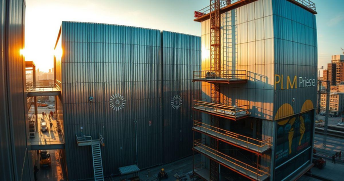 Revestimento Metálico: Vantagens e Aplicações na Construção Civil